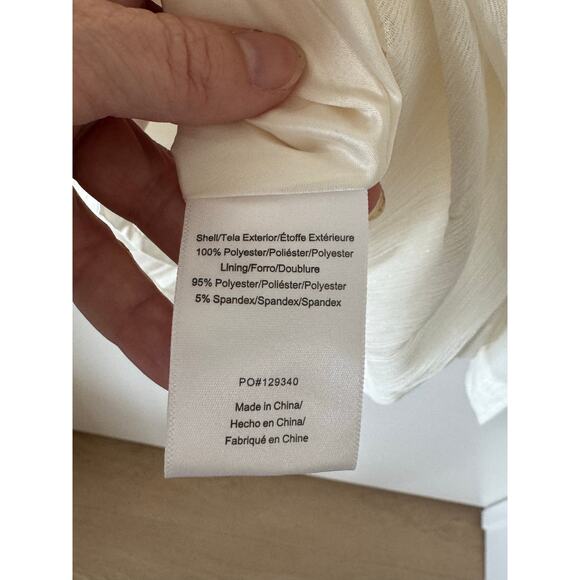 ModCloth “The Pleat-est Things” Mini Dress – Ivory, Size Medium, NEW - Picture 10 of 13